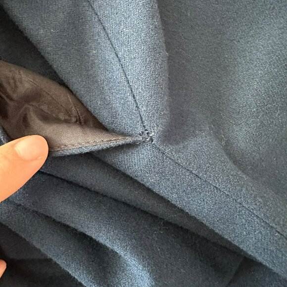 Pendleton Womens Navy Blue Wool Skirt Size 14 Made In USA Vintage Mid-Length - Picture 2 of 6